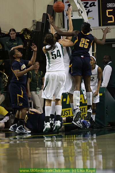 One of Amanda Johnson's 5 rebounds.