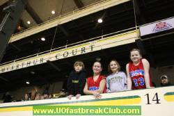 'Oregon Magic' - halftime exhibition players.