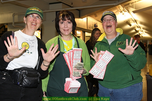 Fast Break Club Half-Time BINGO supporters!