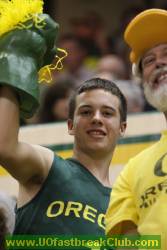 Half-time score:  UO 41, New Mexico 36