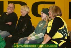 Some of Taylor's family including her mother on far right.